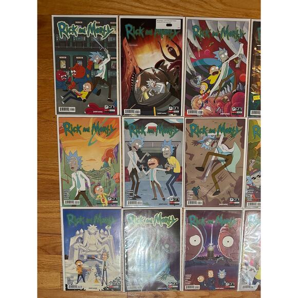 RICK AND MORTY LOT 18 COMICS - 2015 FIRST PRINT 1 to 11 - Picture 2 of 16